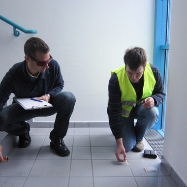 Unsere Planer und Anwendungstechniker sind oft in Kundenobjekten unterwegs.