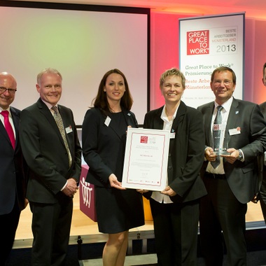 Auszeichnung "Beste Arbeitgeber im Münsterland 2013"