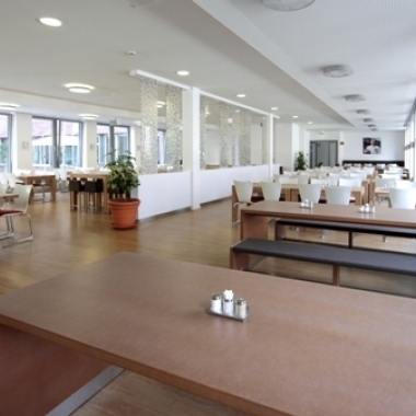 Kantine in der Hamburger Zentrale