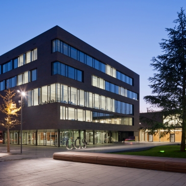 Die German Graduate School of Management and Law auf dem Heilbronner Bildungscampus.