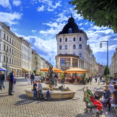 Berliner Straße / Fußgängerzone in Görlitz