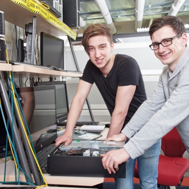 Unsere Lernenden bei der Arbeit