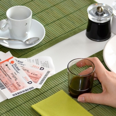Ticket Restaurant für den täglichen Mittagstisch