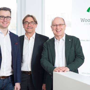 Unsere Vorstände Vincent Fourmi, Ludwig Forstner und Rainer Unsöld