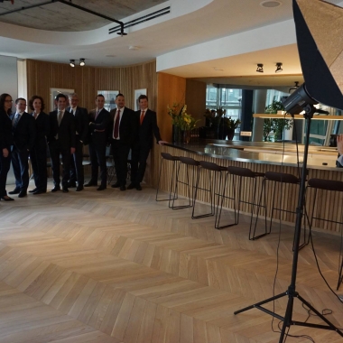 Foto-Shooting in der Kanzlei, April 2017