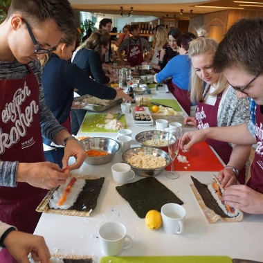 Sushi-Kochkurs in der Kanzlei, April 2017