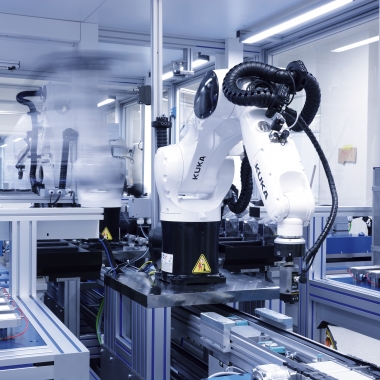 Robotergesteuerte Verpackung