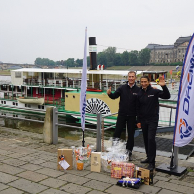 20 Jahre DREMO - Dampferfahrt auf der Elbe