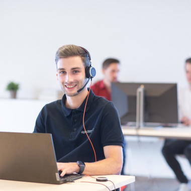 Unser Support-Team bei der Arbeit