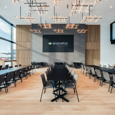 Gartensaal für den gemeinsamen Lunch