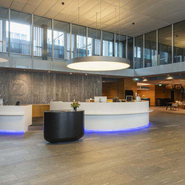 Zurich Schweiz, Empfang Hauptsitz Zürich-Oerlikon