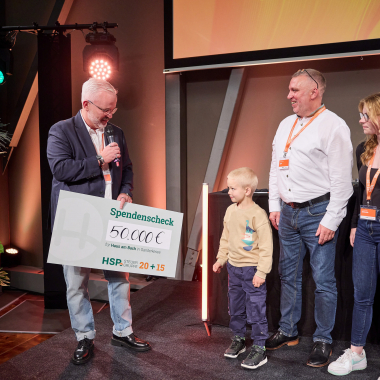 Charity-Aktion bei der Jubiläumsfeier von HSP STEUER Hannover und der HSP GRUPPE