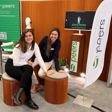 Unser Messestand. Wir freuen uns immer über interessierte Besucher.