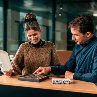 Hier entstehen unsere Ideen: ein Arbeitsplatz, an dem man sich wohlfühlt
