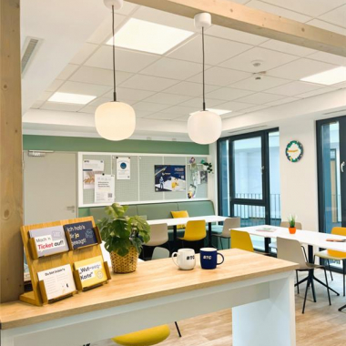 Viele Orte für Essen & Austausch