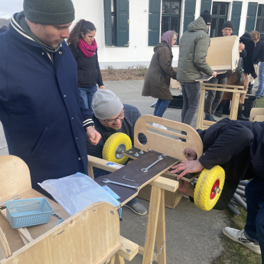 Seifenkistenbau beim Offsite