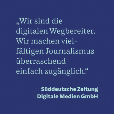 Die Teams innerhalb der SZDM kümmern sich nicht nur um redaktionelle Systeme, sondern entwickeln vor allem die Produkte, mit denen Millionen Menschen täglich die Inhalte der SZ digital erleben.