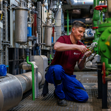 Mitarbeiter der Energie und Wasser Potsdam GmbH