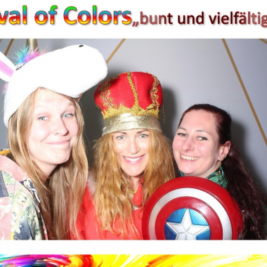 Viele Verkleidungsmöglichkeiten und ein Fotoautomat sorgten für ultimativen Fun-Effekt!