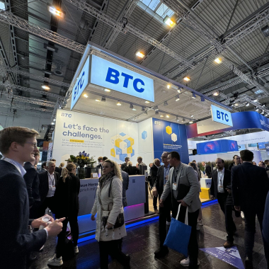 BTC Messestand auf der "E-world" - Europas größter Energiefachmesse in Essen