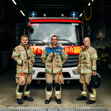 Wir verantworten die Sicherheit von mehr als 150.000 Menschen im Ernstfall und sind 24/7 in jeder (Not-) Lage für sie da.