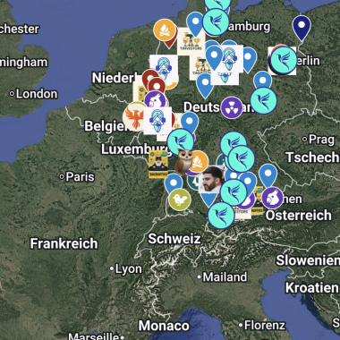 Wo wir alle verteilt sind...