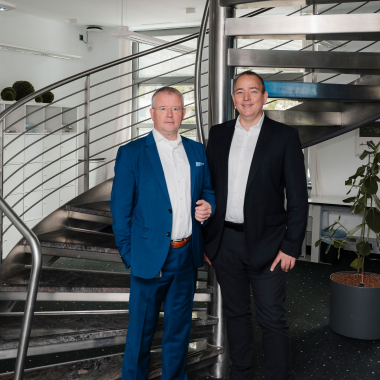 Unsere Geschäftsführer: Stephan Klein und Hartje Bruns.