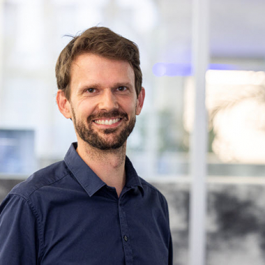 Lerne unsere Mitarbeitenden kennen. Das ist Antoine, Key Account Manager.