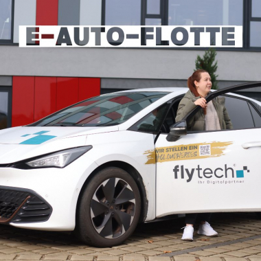 #cloudheroes unterwegs: Unsere Firmenflotte besteht aus modernen E-Autos. Das ist gut für die Umwelt und fördert nachhaltige Mobilität.