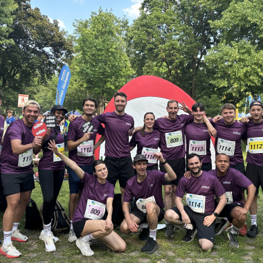 Odoo Berlin Team beim Firmenlauf 2025