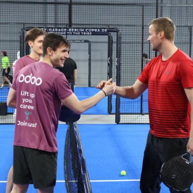 Odoo Berlin beim Padle Turnier
