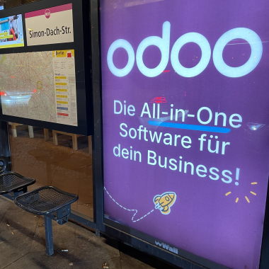 Odoo DACH Plakat Kampagne 2025