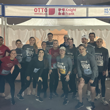 Laufend beim Night Run.