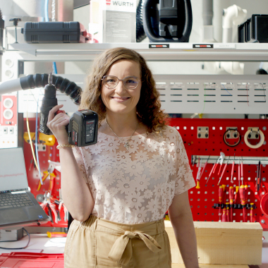 Bei Würh redest du nicht nur von Innovationen, sondern du kannst sie selbst vorantreiben.  Bereits 2021 haben wir über 20 % unseres Umsatzes mit Neuprodukten erzielt.