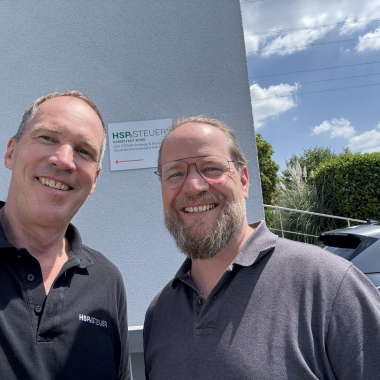 Andreas Schröder zu Besuch bei Oliver Geilhorn HSP STEUER Darmstadt Nord