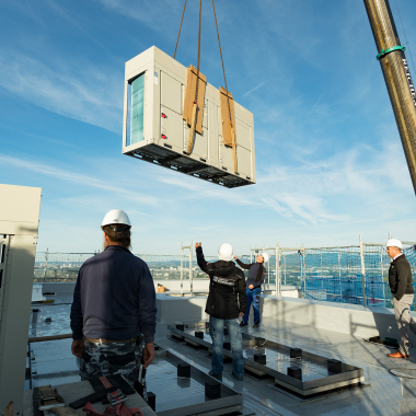 Modernisierung für unsere Mieterinnen und Mieter für einen klimaneutralen Wohnungsbestand. Foto: Thomas Ott