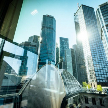 Frankfurter Büro - Aussicht Innenhof